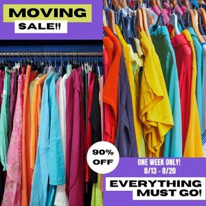 Moving Sale! Women's Clothing Any Size Bundle! 90% OFF. Everything Must Go!!